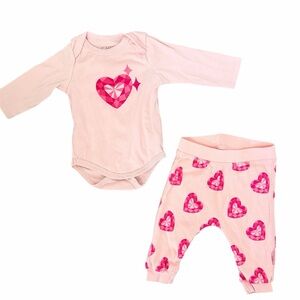 Paris Hilton Pink Heart Kids Matching Set